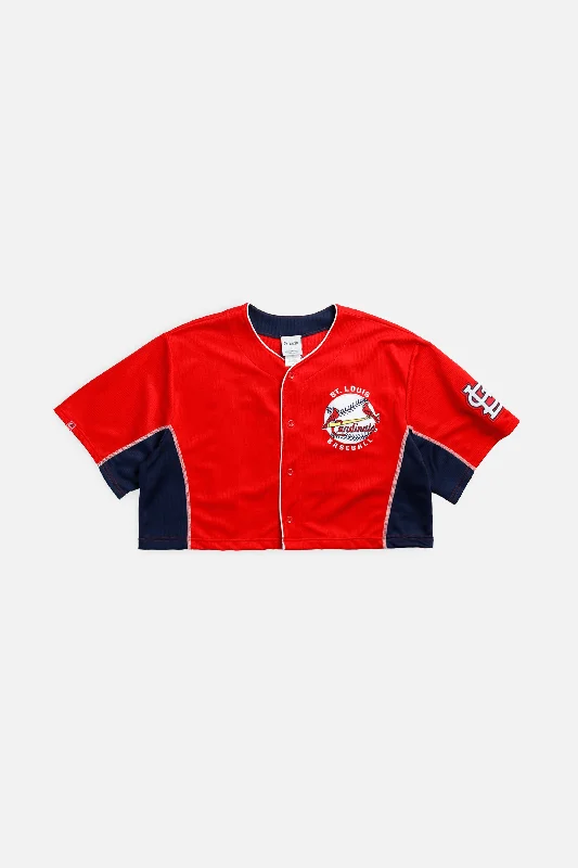 Best Bargains Rework Crop St. Louis Cardinals MLB Jersey - XL