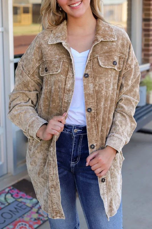 Super Savings Chic Corduroy Jacket
