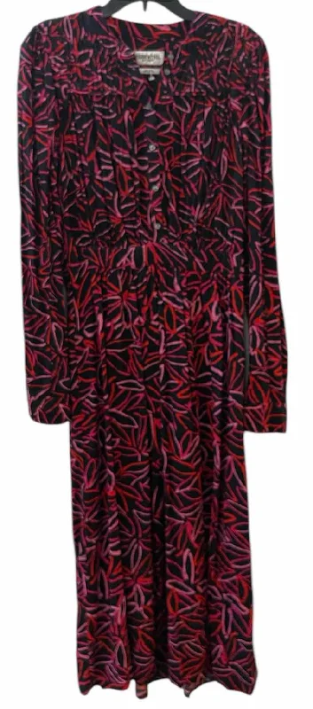 Super Savings Essential Antwerp Black Multi Size 38 Dress