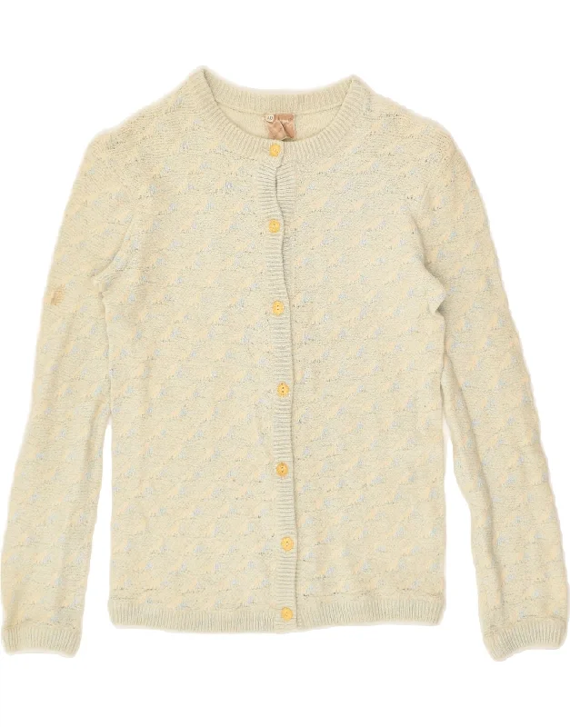 Clearance Event VINTAGE Womens Cardigan Sweater IT 40 Small Beige