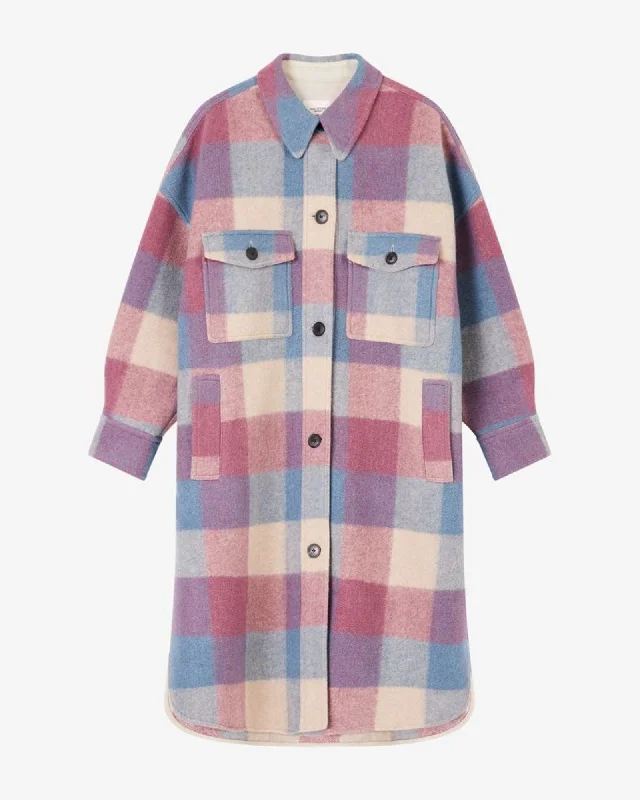 Deep Discounts Fontizi Checked Coat