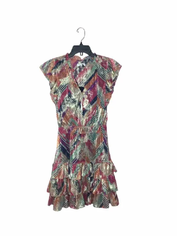 Can't Miss Willa Story Orange Multi Size S Dress