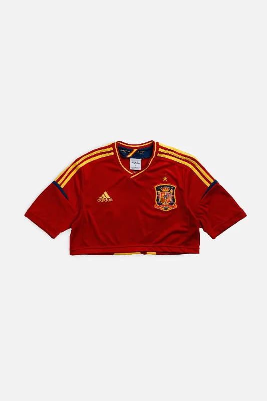 Daily Deals Rework Crop Spain Soccer Jersey - S