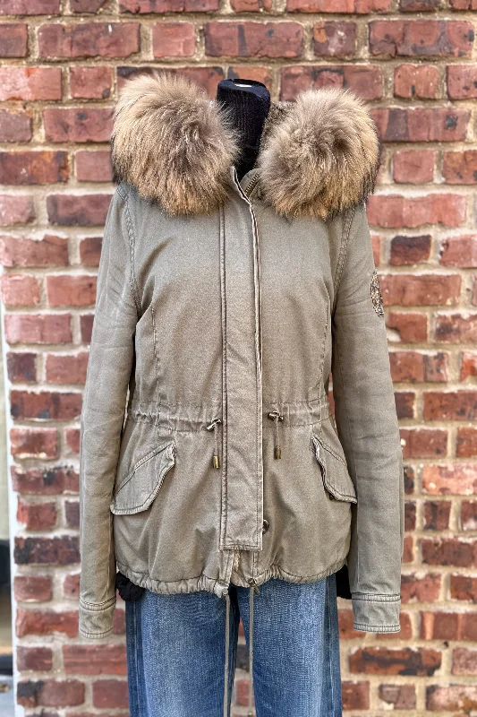 Incredible Offers ALESSANDRA CHAMONIX Fur Hooded Parka / S