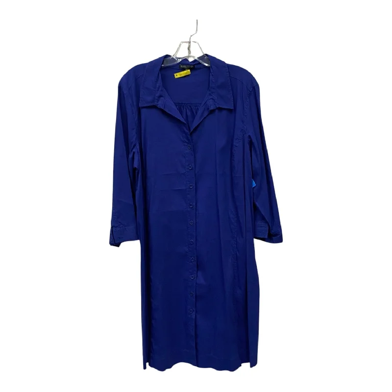 The Best Prices Dress Casual Short By Eileen Fisher In Blue, Size:1X