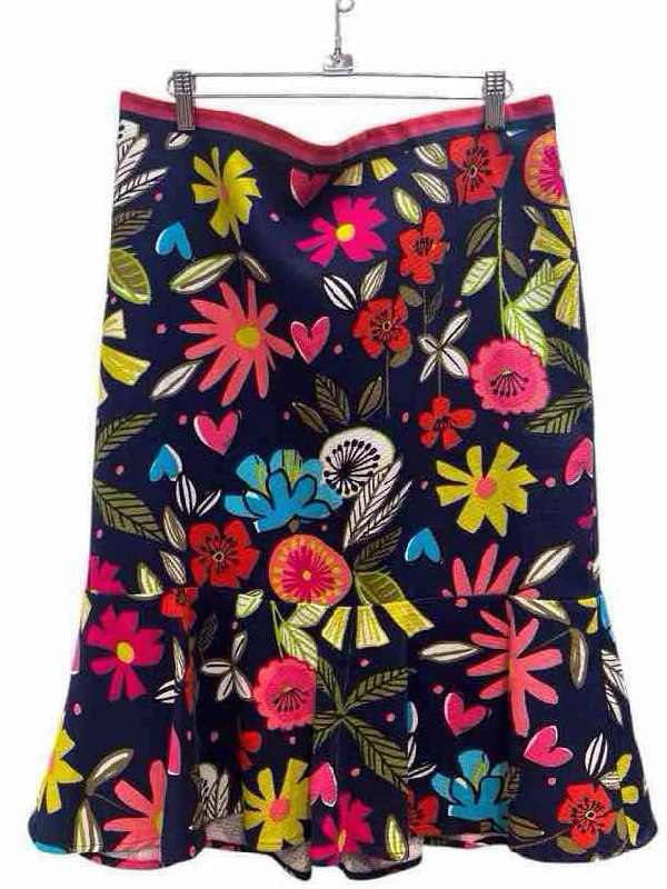 Flash Sale Trina Turk navy multi Size 12 Skirt