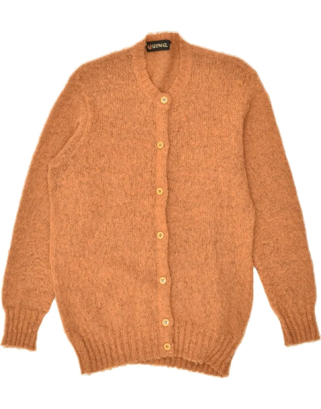 Super Savings STEFANEL Womens Cardigan Sweater IT 48 XL Brown Wool