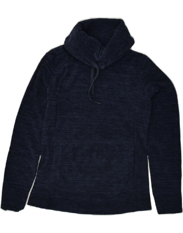 Mega Sale MOUNTAIN WAREHOUSE Womens Roll Neck Sweatshirt Jumper UK 8 Small Navy Blue