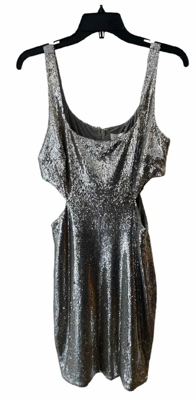 Savings Galore Halston Silver Size 10 Dress
