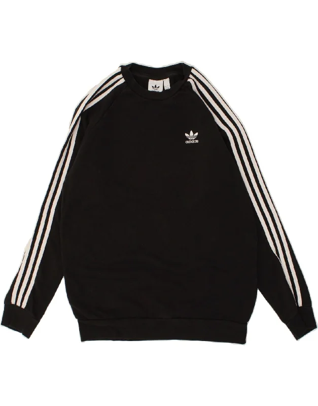 Today’s Deal ADIDAS Womens Sweatshirt Jumper UK 10 Small Black Cotton