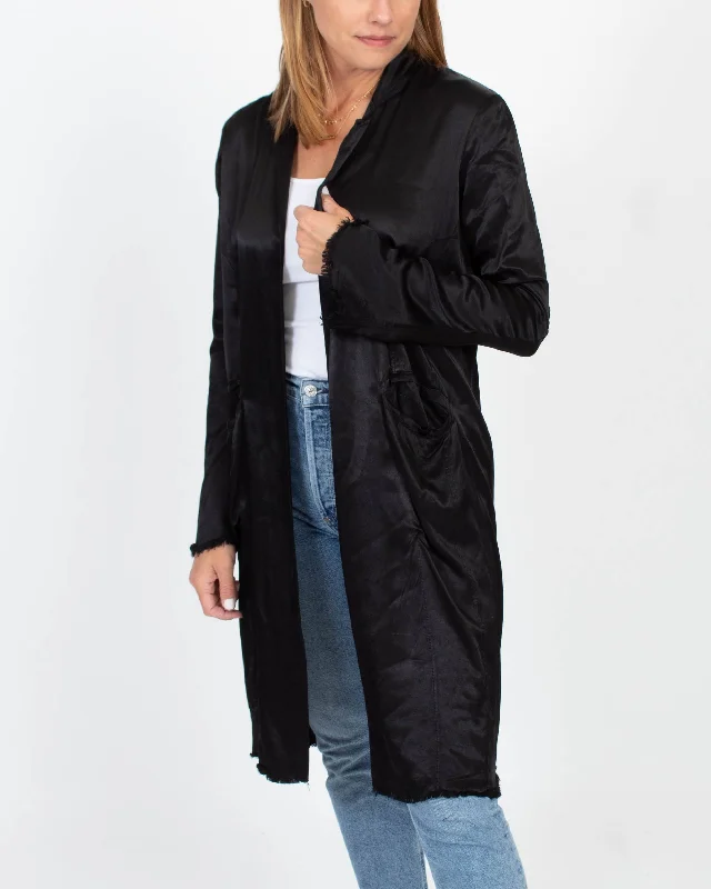 Massive Deals Long Satin Duster