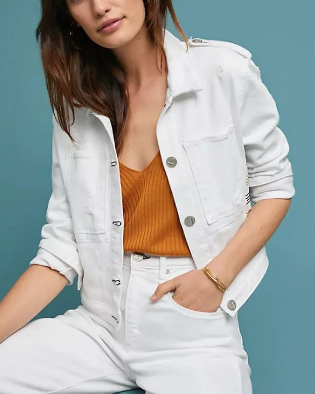 Flash Deals "Baja Embroidered" Denim Jacket