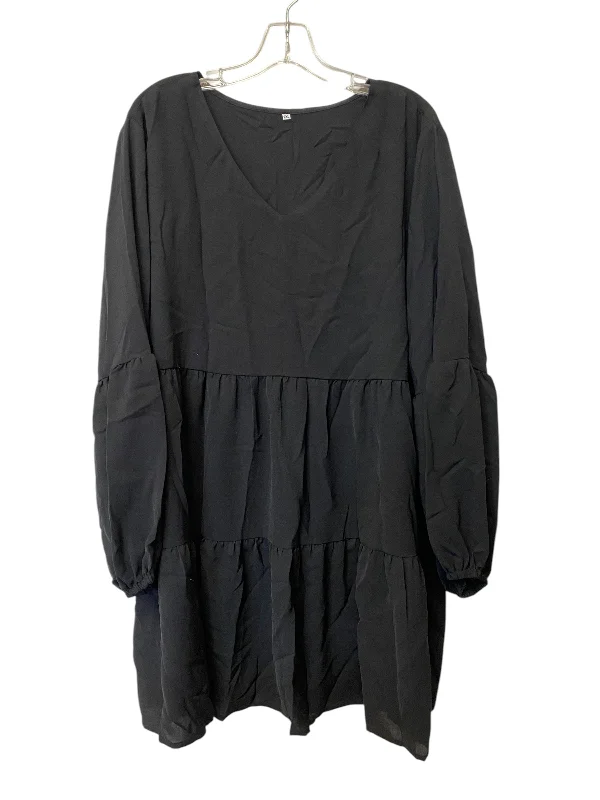 Savings Bonanza Dress Casual Short By Clothes Mentor In Black, Size: 2x