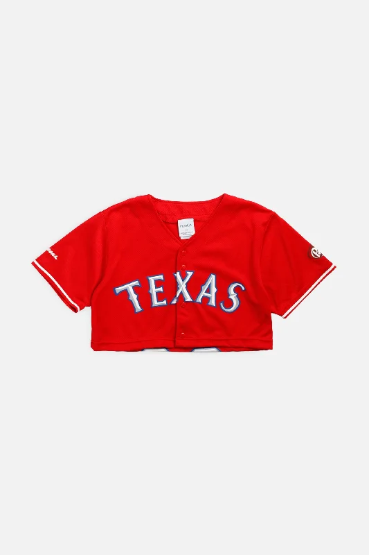 Daily Specials Rework Crop Texas Rangers MLB Jersey - XS