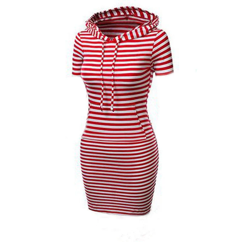 Red Stripes Short Sleeves