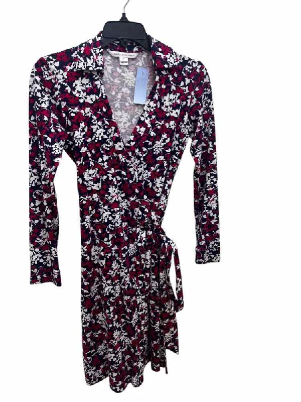 Early Access diane von furstenberg Pink blue and white Size 2 Dress