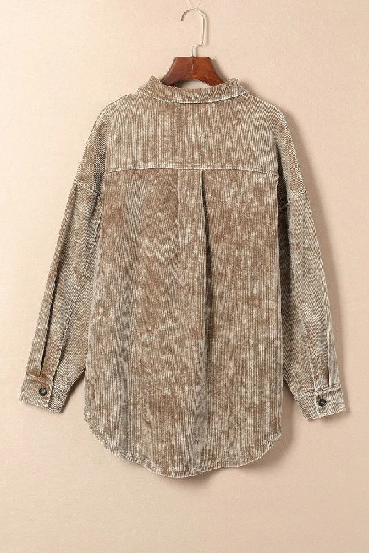 Discount Deals Long Sleeve Corduroy Jacket