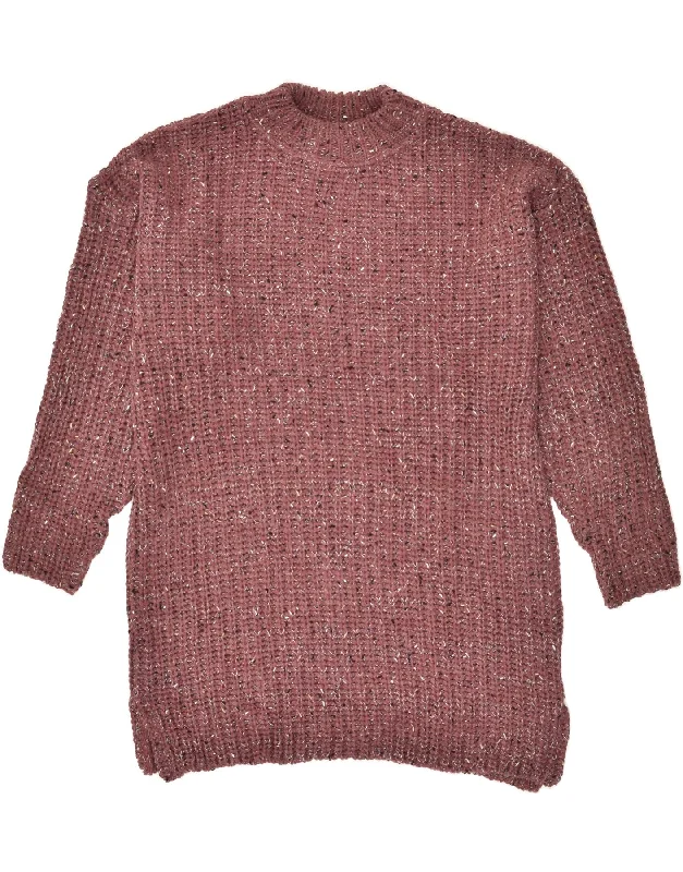 Steals and Deals VINTAGE Womens Longline Crew Neck Jumper Sweater UK 16 Large Brown Flecked Steals and Deals VINTAGE Womens Longline Crew Neck Jumper Sweater UK 16 Large Brown Flecked