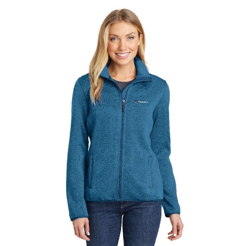 Low Prices Port Authority Ladies Sweater Fleece Jacket