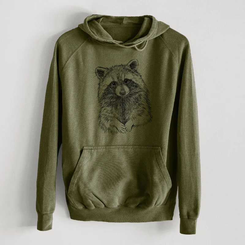 New Markdowns Raccoon - Procyon lotor - Mid-Weight Unisex Vintage 100% Cotton Hoodie New Markdowns Raccoon - Procyon lotor - Mid-Weight Unisex Vintage 100% Cotton Hoodie
