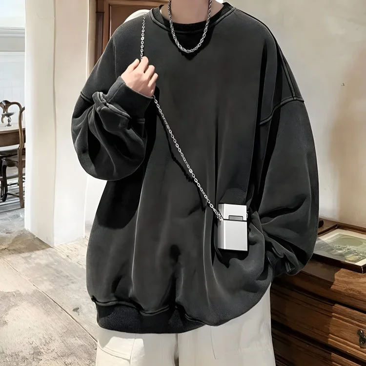 Savings Bonanza Soft Boy Casual Oversized Sweatshirt