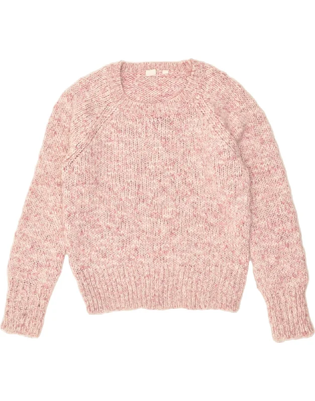 Special Savings GAP Womens Crew Neck Jumper Sweater UK 16 Large Pink Acrylic