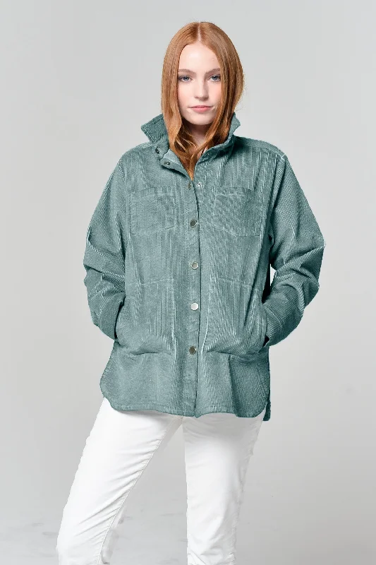 Daily Deals Dunian Corduroy Tracker Jacket - Shark