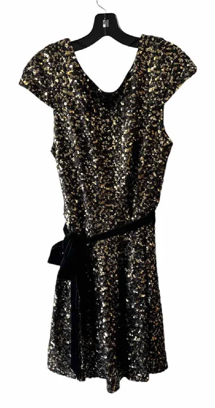 Savings Galore Belle Badgley Misch. Black and Gold Size 12 Dress
