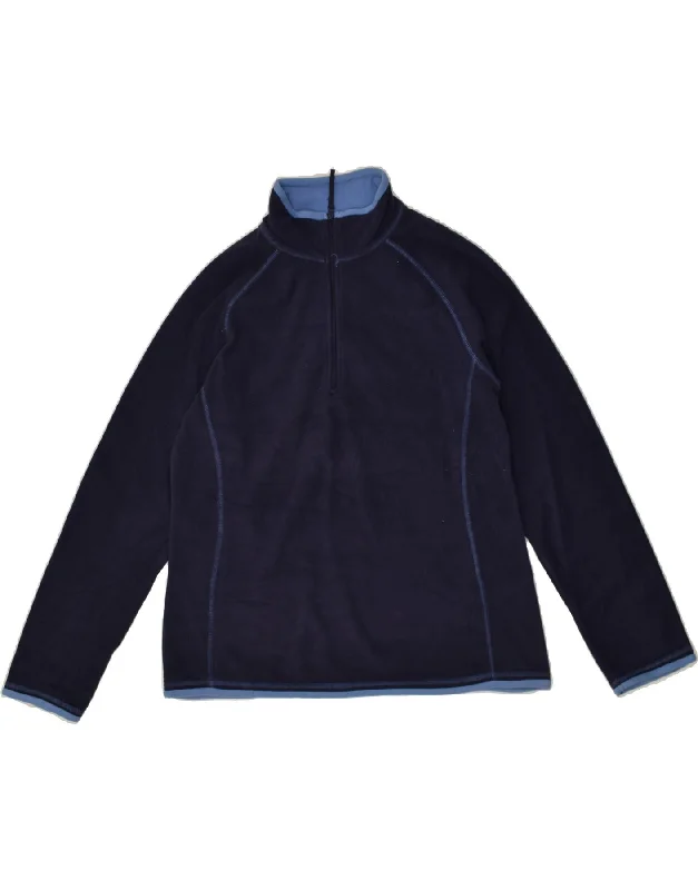 Instant Discount MOUNTAIN WAREHOUSE Womens Zip Neck Fleece Jumper UK 14 Large Navy Blue Instant Discount MOUNTAIN WAREHOUSE Womens Zip Neck Fleece Jumper UK 14 Large Navy Blue