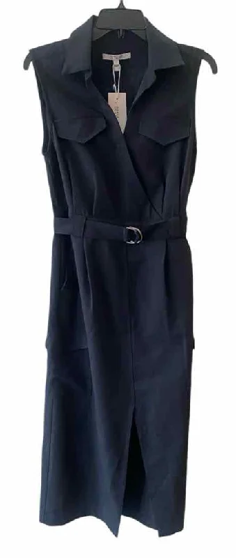 Epic Deals Derek Lam 10 Crosby Midnight Blue Size 4 Dress