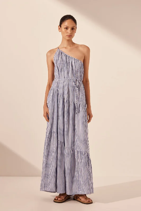 Sale Event YASMINE ONE SHOULDER TIERED MAXI DRESS