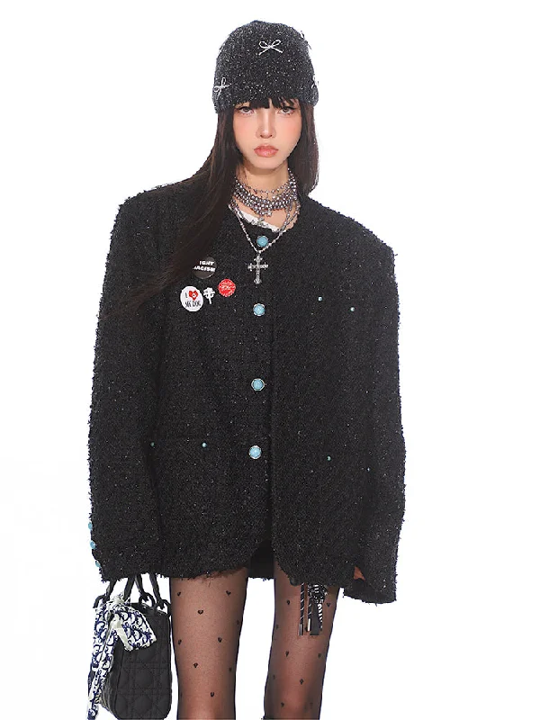 Friends and Family Sale Punk Tweed Jacket