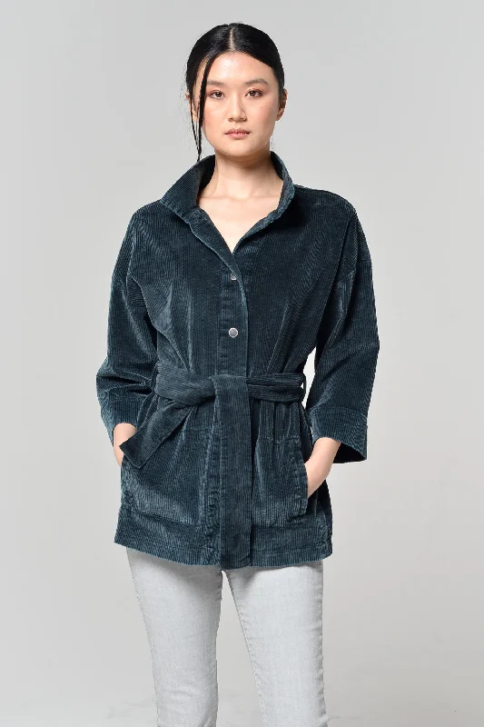 Limited Time Daviot Corduroy Dust Coat - Fjord