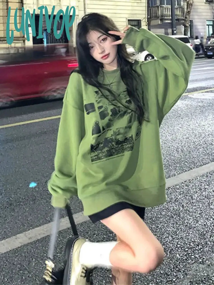 Great Bargains Lunivop Harajuku Fashion Graphic Sweatshirts Women Korean Style Streetwear Hoodies Grunge Kpop Pullover Casual Loose Top Autumn Great Bargains Lunivop Harajuku Fashion Graphic Sweatshirts Women Korean Style Streetwear Hoodies Grunge Kpop Pullover Casual Loose Top Autumn