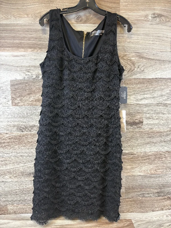 Steals and Deals Dress Casual Midi By Guess In Black, Size: Xl